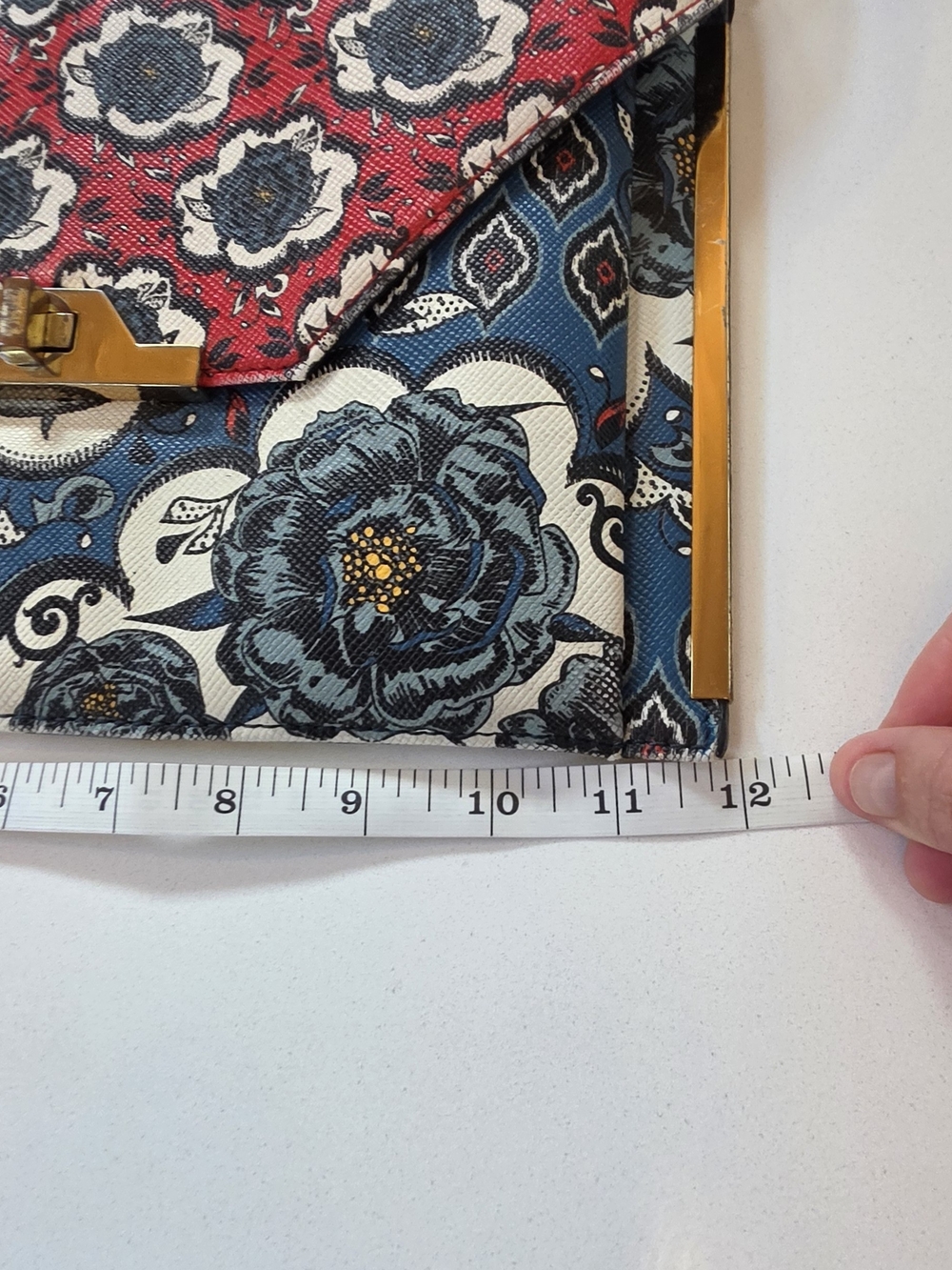 ALDO - Vintage Scaldasole Envelope Clutch/Crossbody Purse - Picture 12 of 16